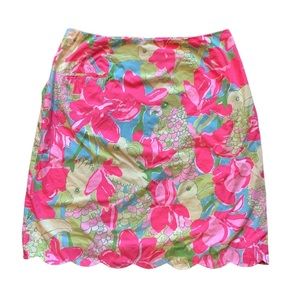 Lilly Pulitzer Vintage Mini Skirt - Birdie Print